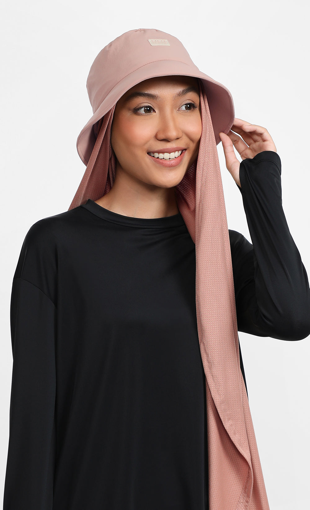 Bucket Hat Hijab in Dusty Mauve LILIT. Store