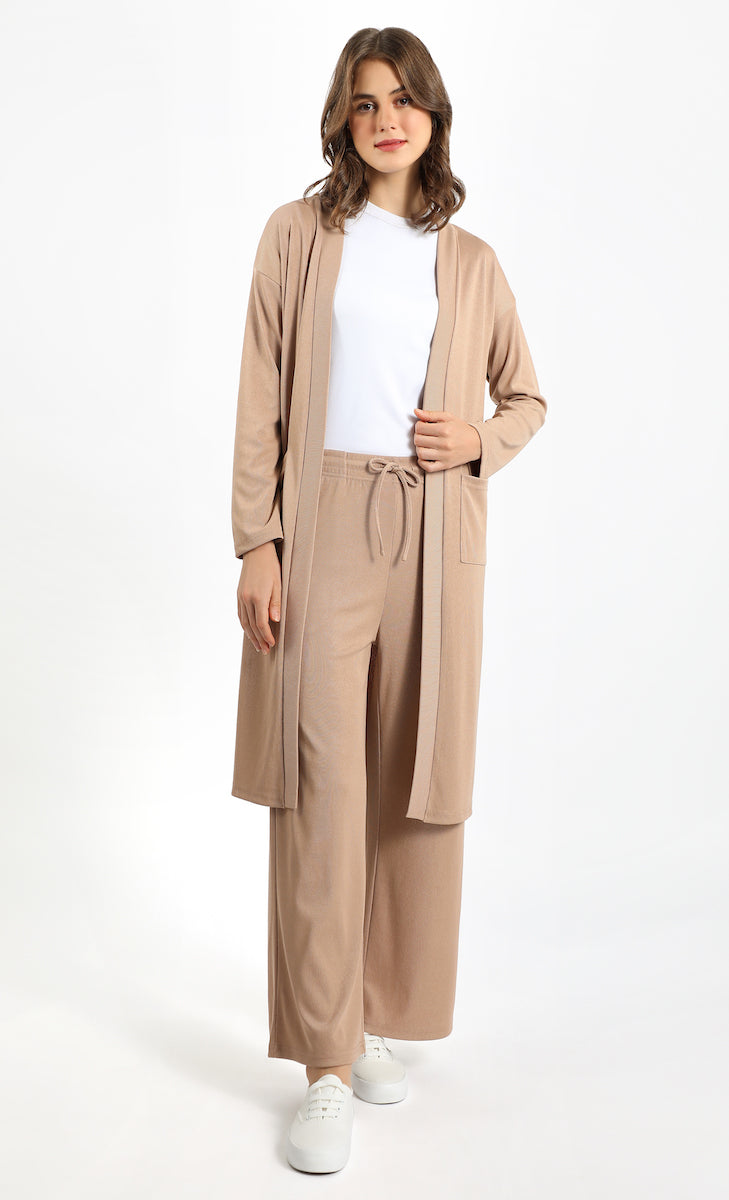 2 in 1 Loungewear Set in Brown LILIT. Store