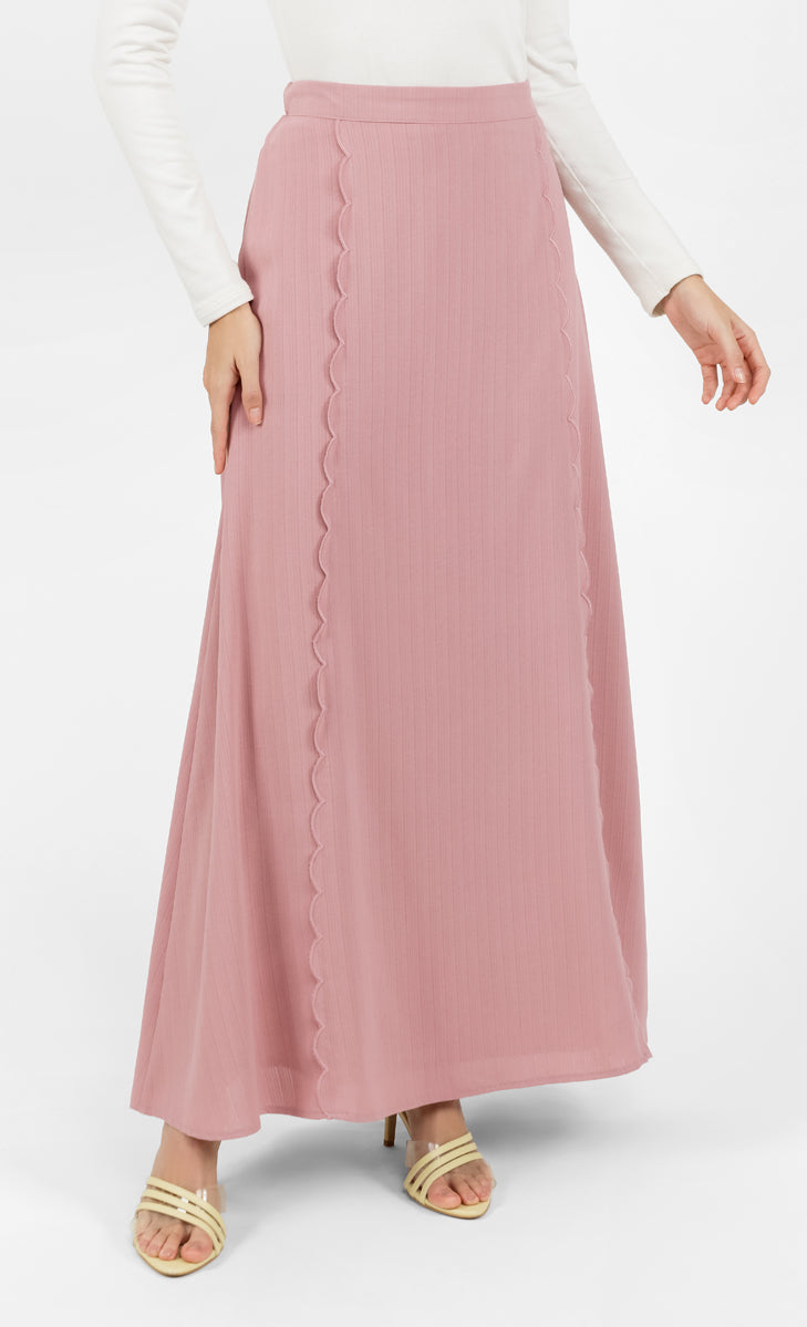 Mauve skirt top