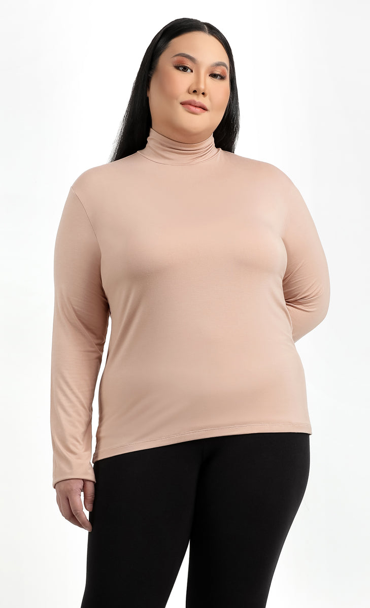 Plus size turtleneck long store sleeve