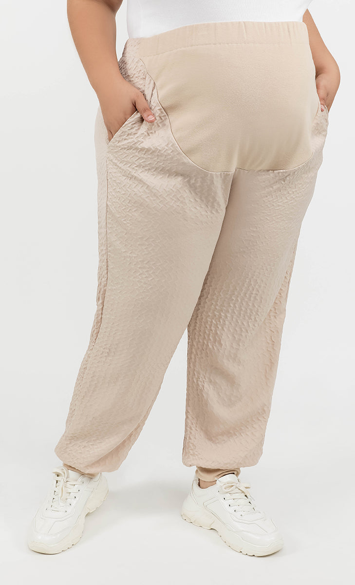 MAMA Jogger Pants in Nude LILIT. Store