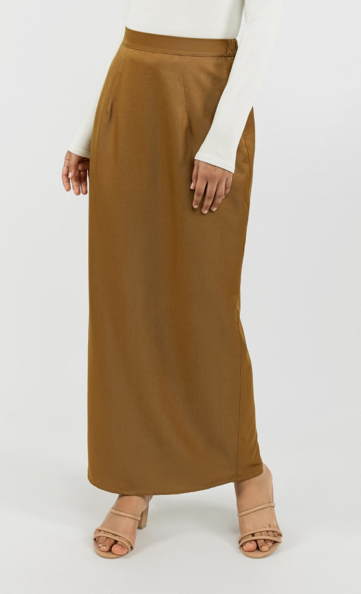 Nadiya Skirt in Chestnut‎‎‎‎‎‎