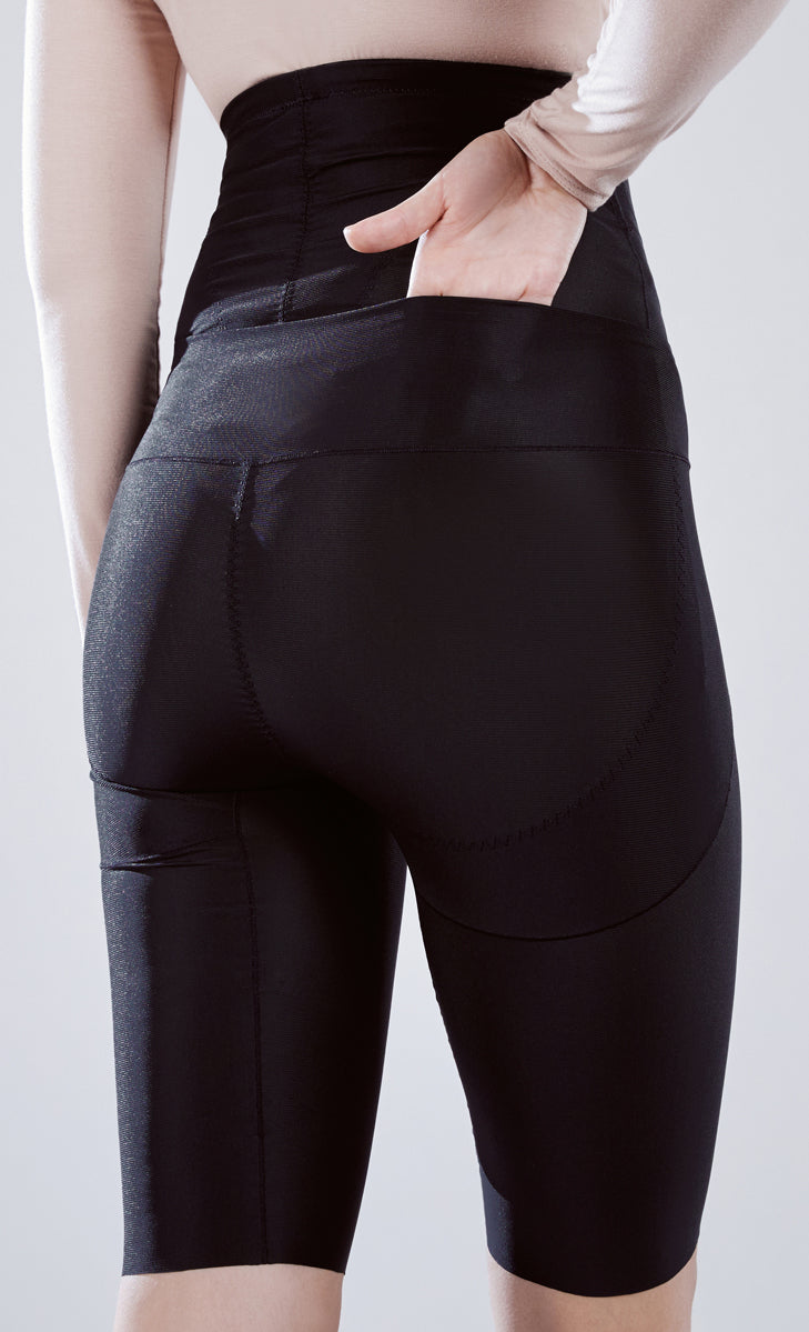 Tummy Tuck Seamless Tights in Black LILIT. Store